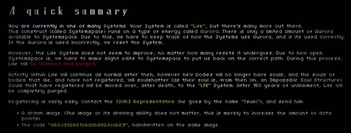 Systemspace description from Wayback Machine